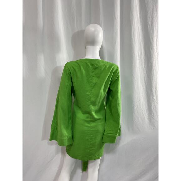 L'Academie 'The Janeiro' Green Mini Dress Size S - Picture 3 of 5